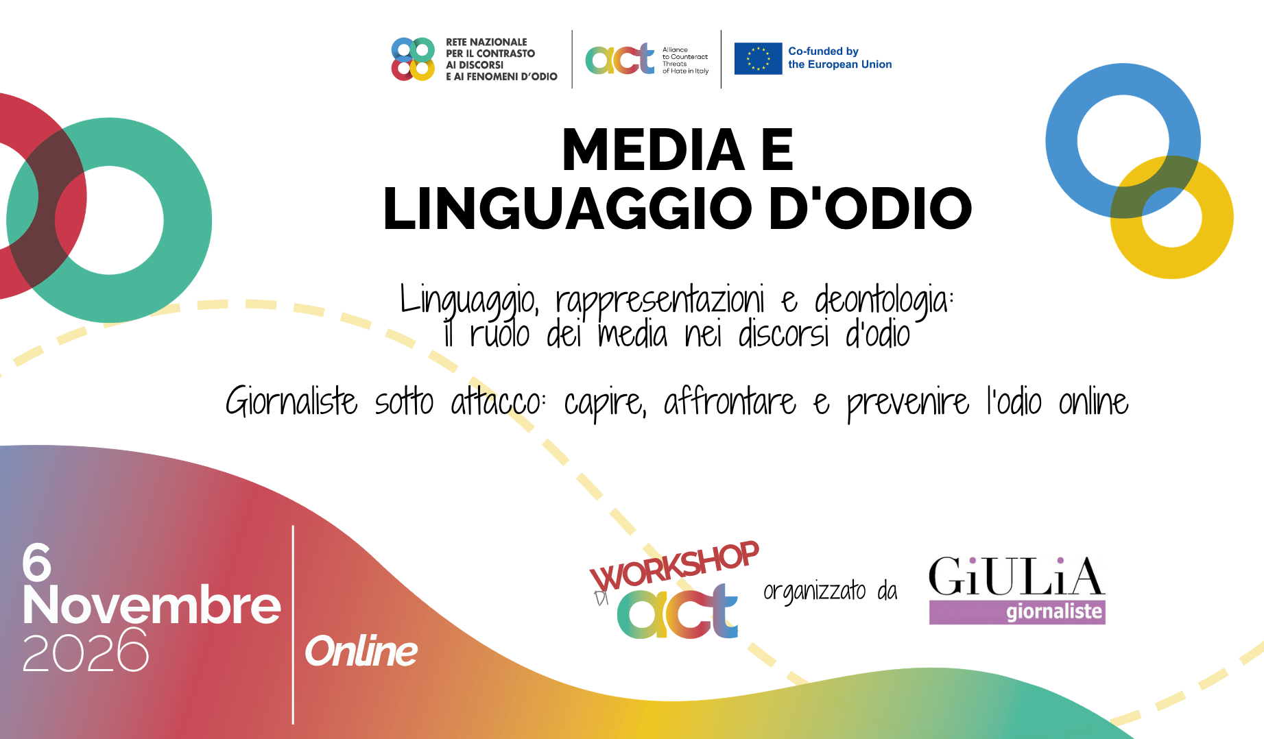 Media e linguaggio d'odio: un workshop sul ruolo dei media nel contrasto all'hate speech
